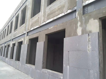 济南钢城区内隔墙施工案例